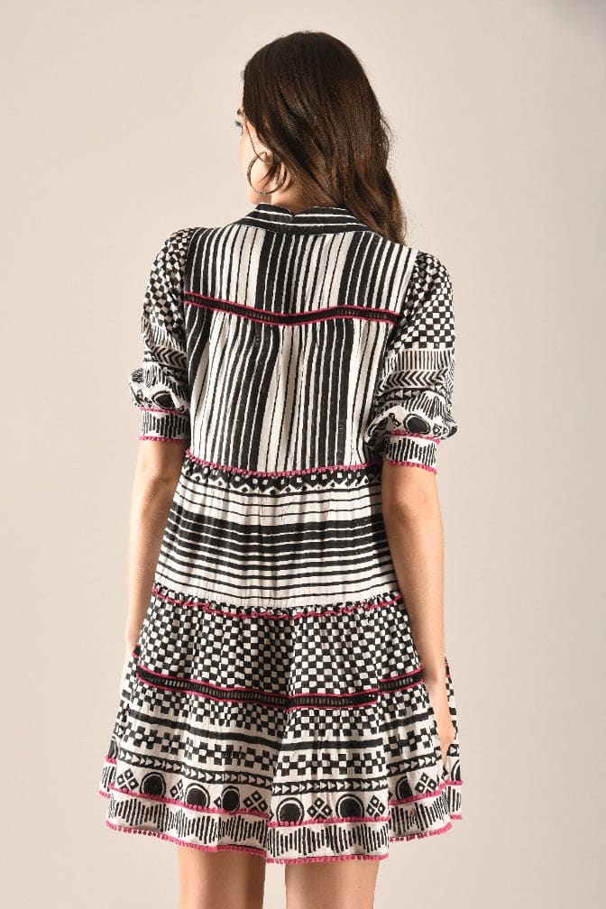 Ella Mini Dress - Black