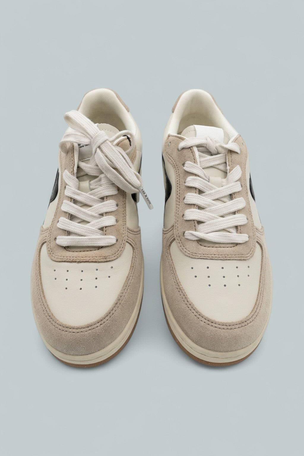 Retro Court Sneakers - Dove/Sand