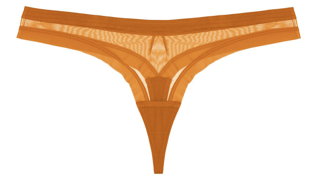Voice Your Wants Thong - Mustard