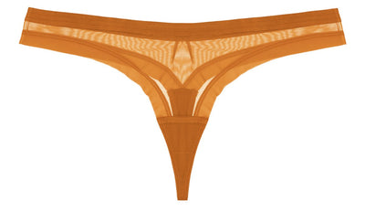 Voice Your Wants Thong - Mustard