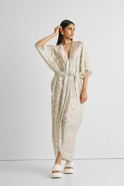 Silky Kaftan Dress - Lily Love