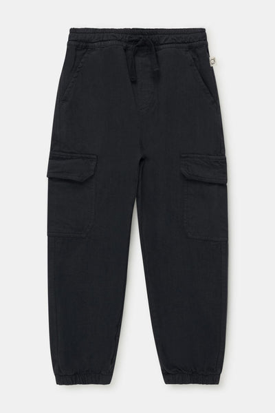 Organic twill pants - Dark grey