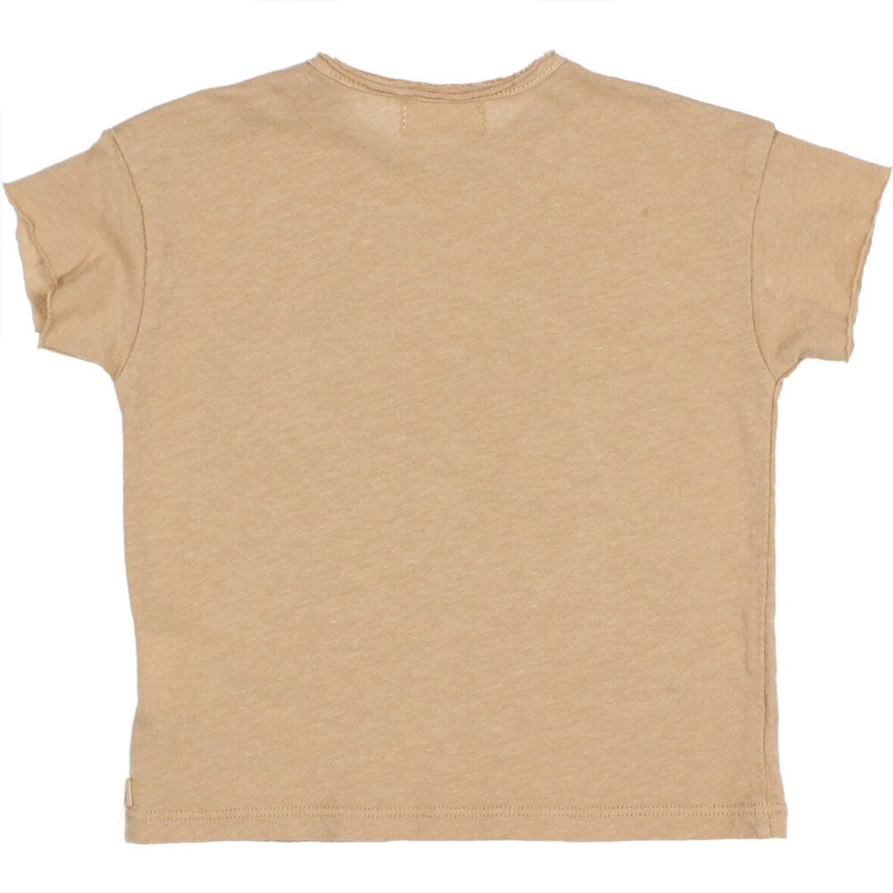 Baby Linen T-Shirt - Biscotto