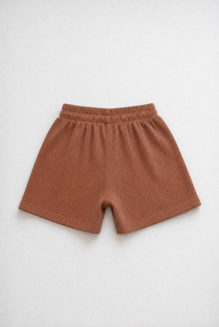 The Ribbed Short Baby - Clay