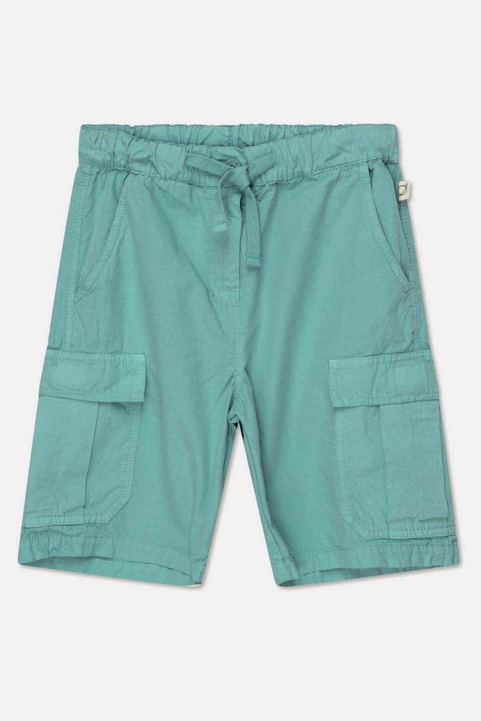 Poplin bermuda shorts - Green