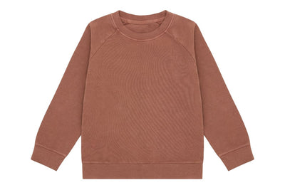 Organic Cotton Pullover - Clay Pink - Beetroot Plant Dye