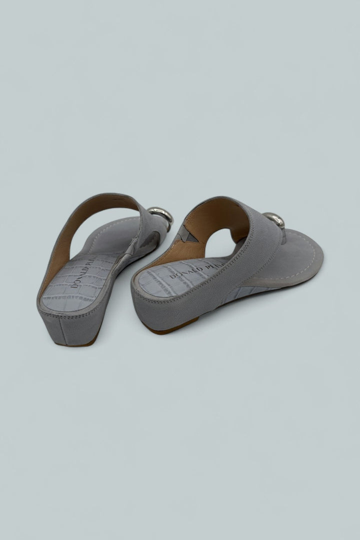 Vesna Toe Ring Wedge Sandals - Light Blue