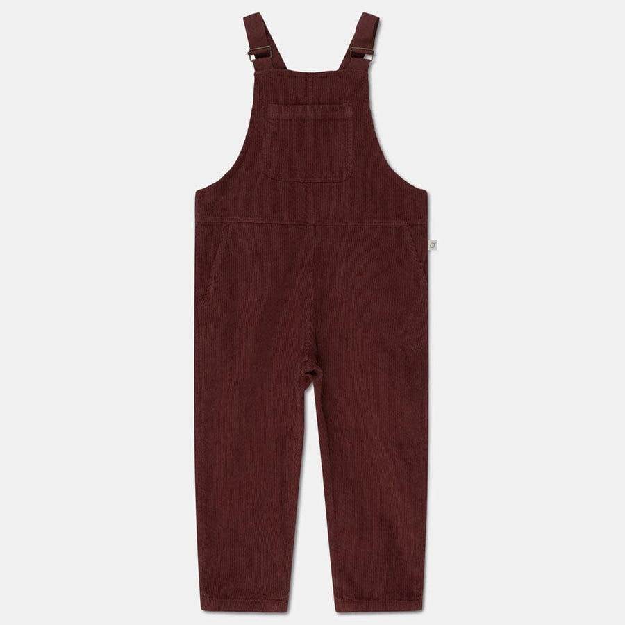 Organic Corduroy Kids Overalls - Garnet One Pieces My Little Cozmo 