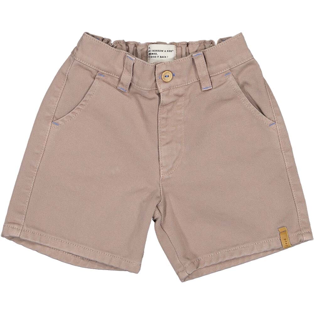 Boy Shorts - Brown Twill Shorts Piupiuchick 