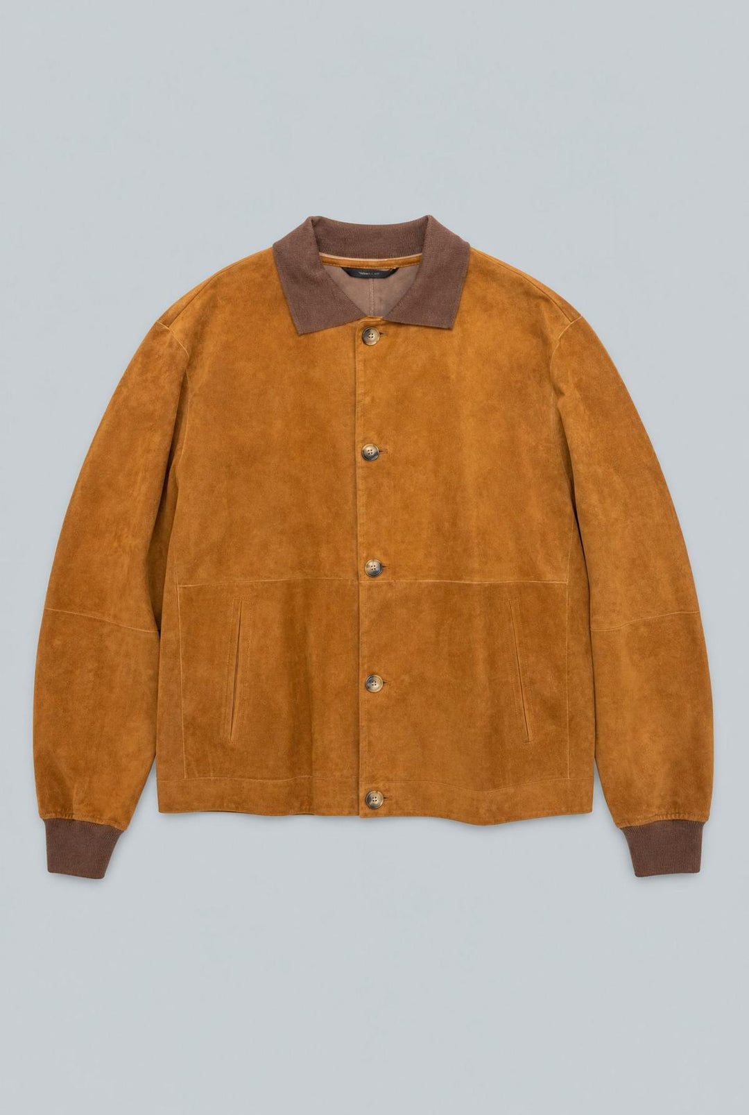 Khaki Sample Suede Jkt - Khaki