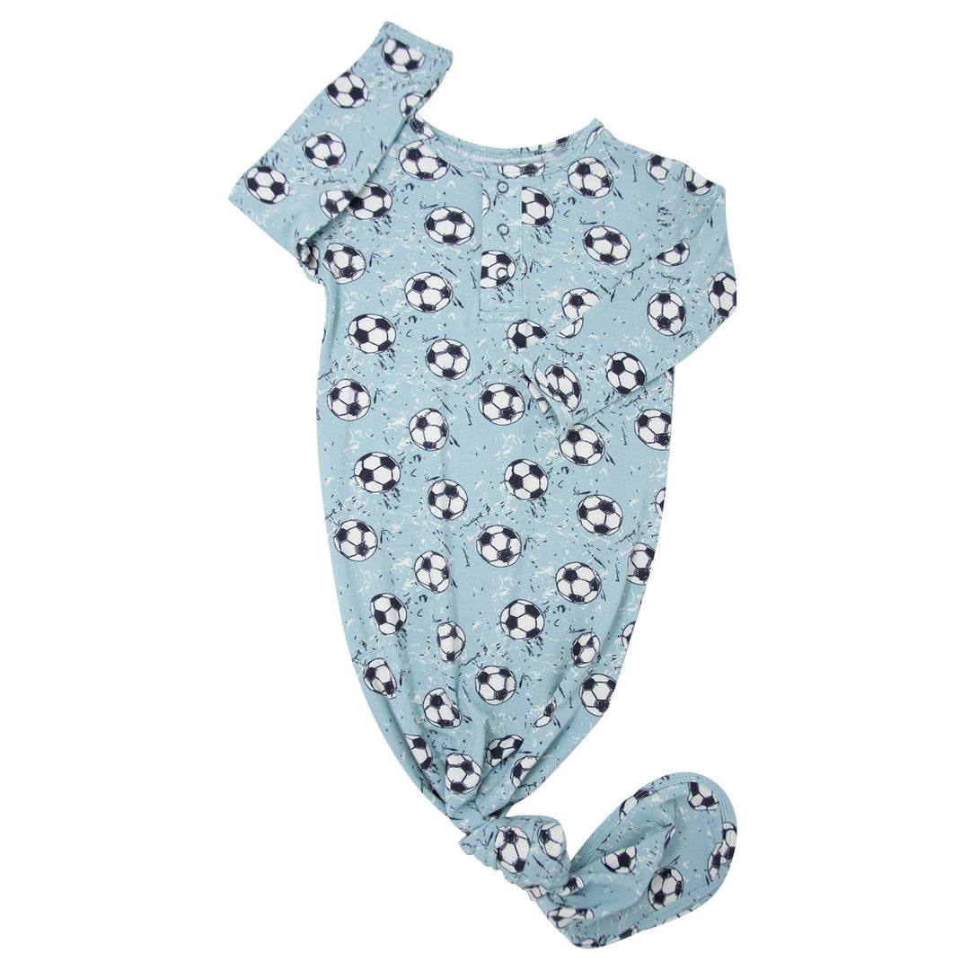 Knotted Gown - Soccer Teal