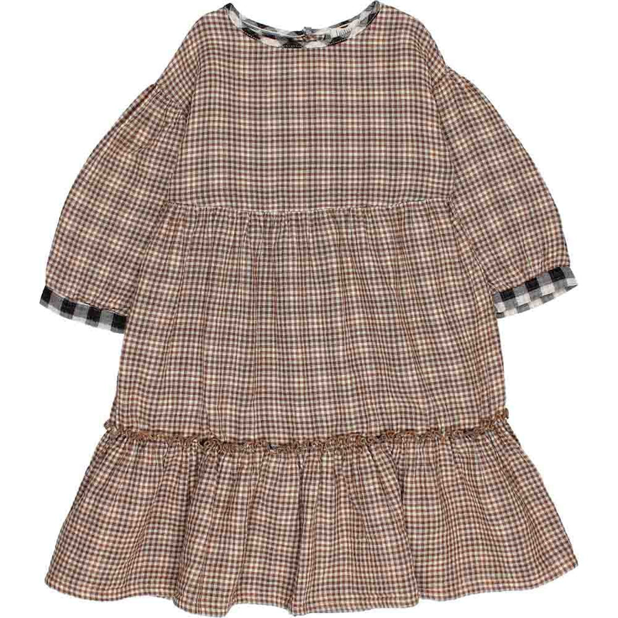 Check Folk Dress - Mini Vichy Dresses + Skirts Buho 