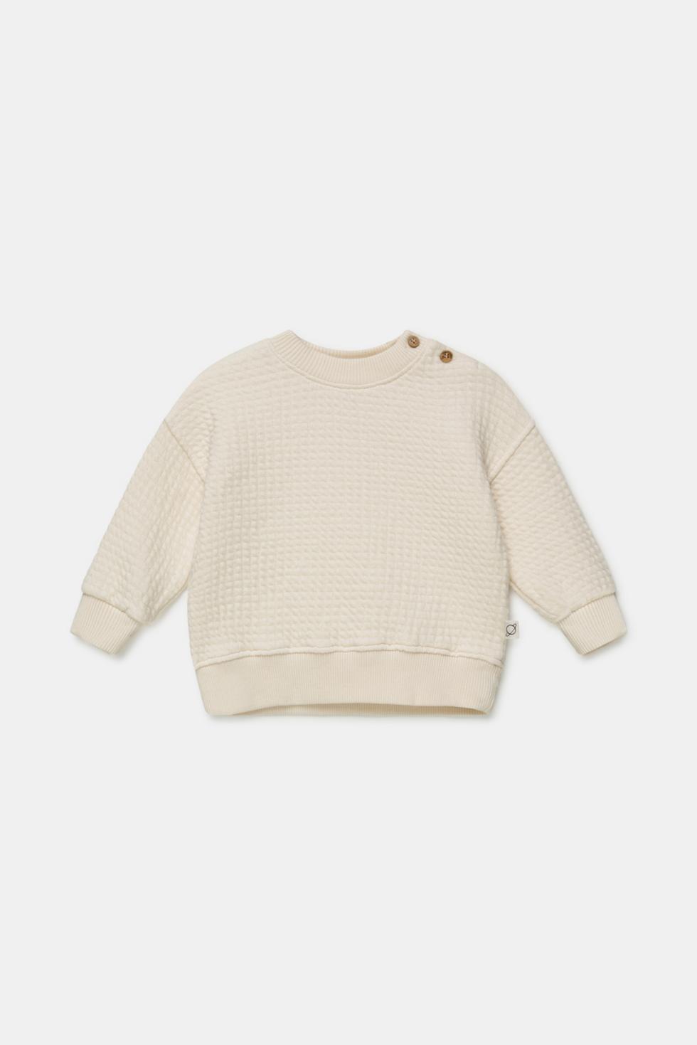 Padding baby sweatshirt - Ivory