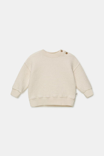 Padding baby sweatshirt - Ivory