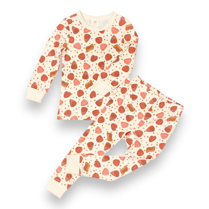Long John Pajama Set - Chocolate