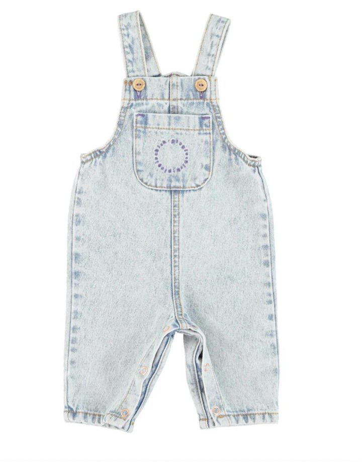 Baby Dungarees - Washed Blue Denim