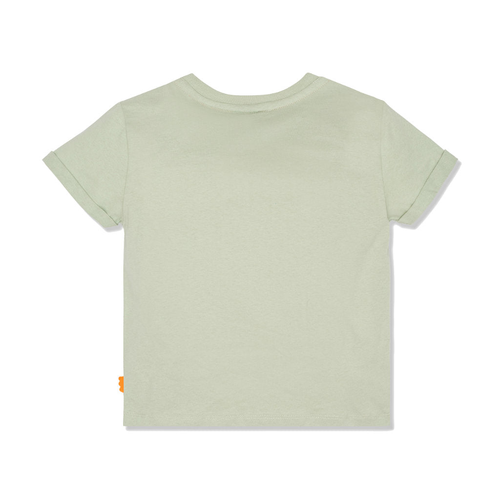 Half Eaten Apple Sage Kid T-Shirt - Light Sage/apple