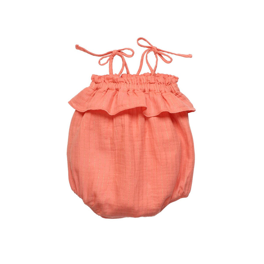 Claire Baby Romper - Coral One Pieces The New Society 