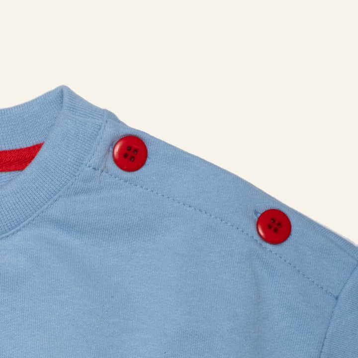 Frenchie Baby Sweatshirt - Placid Blue