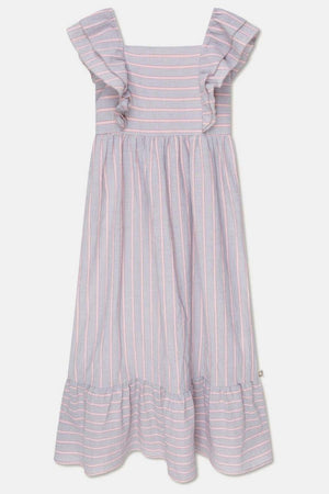 Seersucker stripe woman dress - Unique
