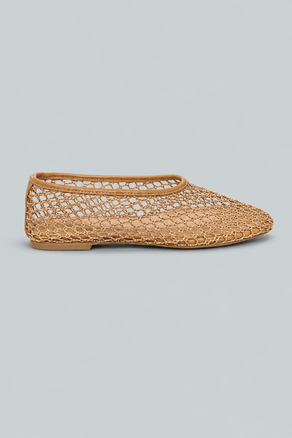 Women's Jazlyn Woven Dress Flats - Medium Natural