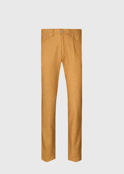 Flannel Five Pocket Pant - Gold