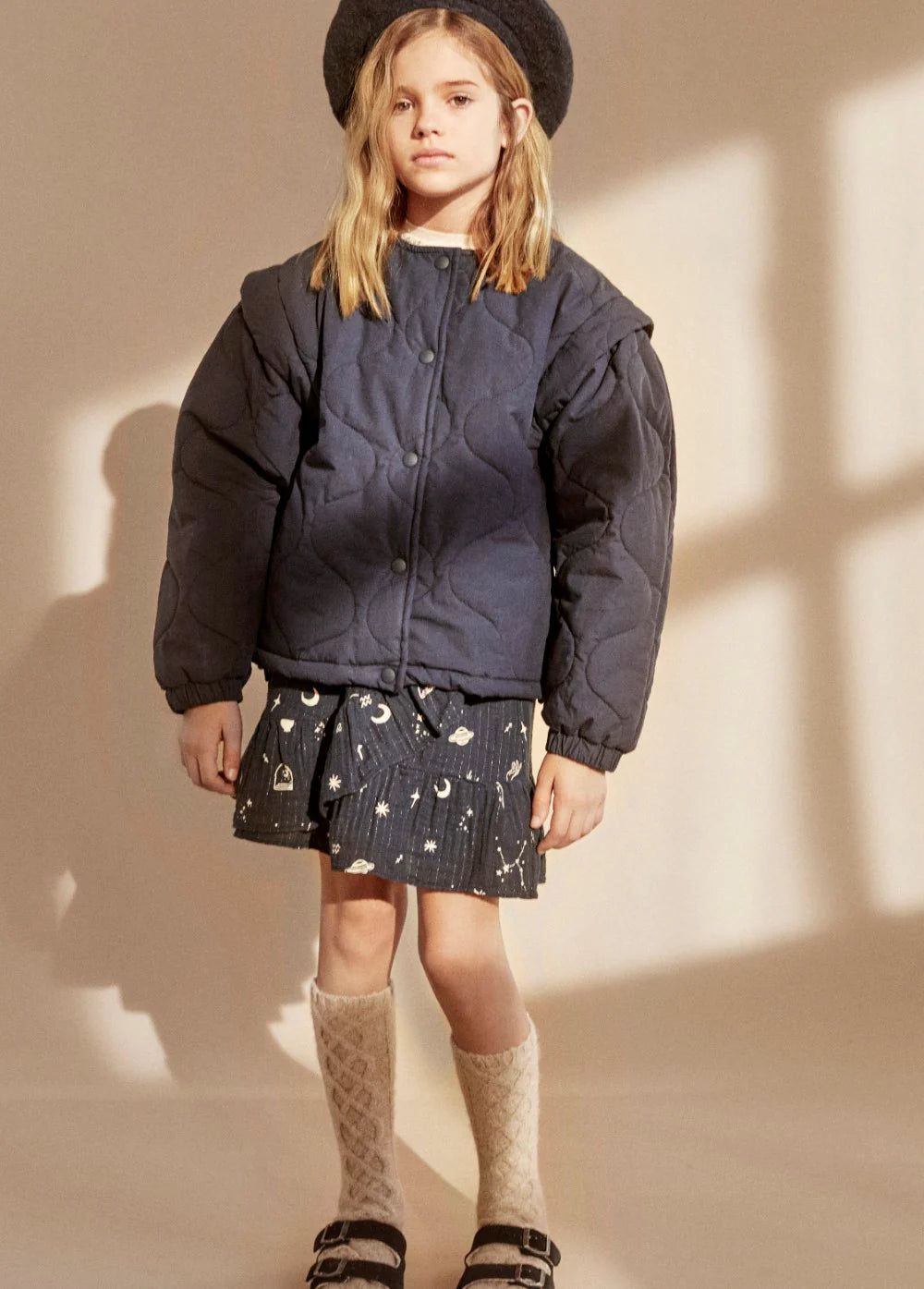 Colette Jacket - Navy Outerwear The New Society 