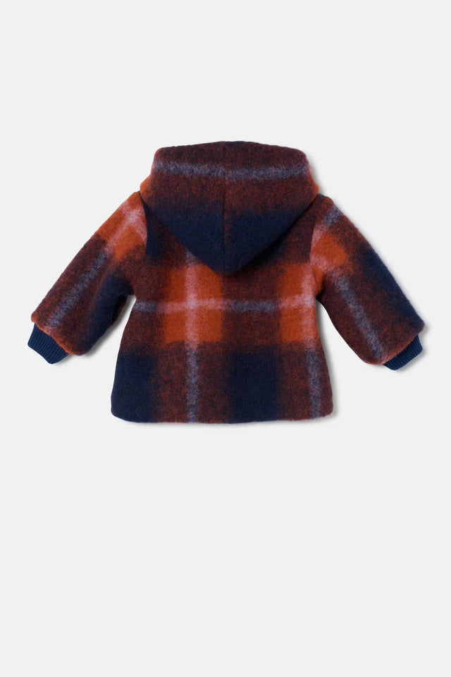 Warm Plaid Baby Coat - Unique