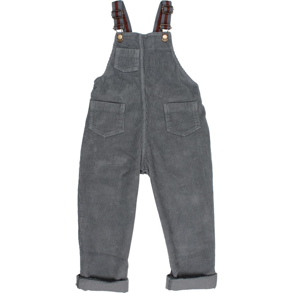 Corduroy Dungaree - Antracite One Pieces Buho 