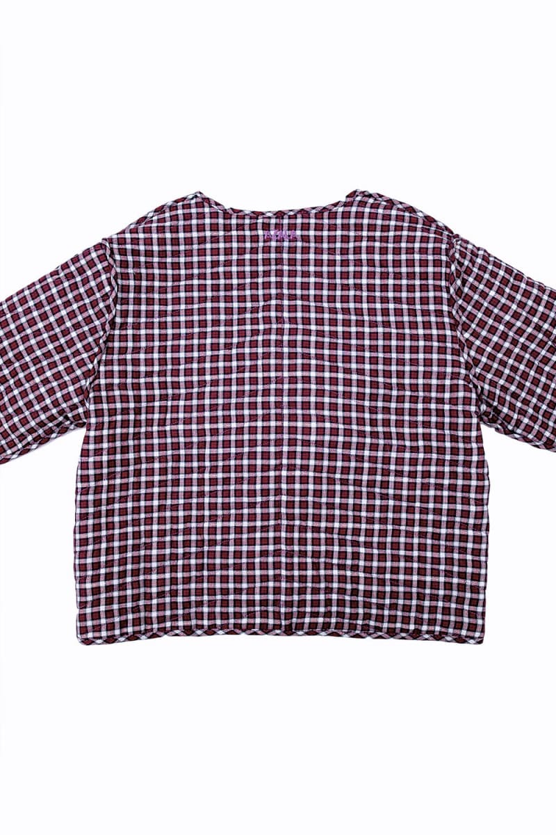 Adult Jacket - Purple Tartan Quilt