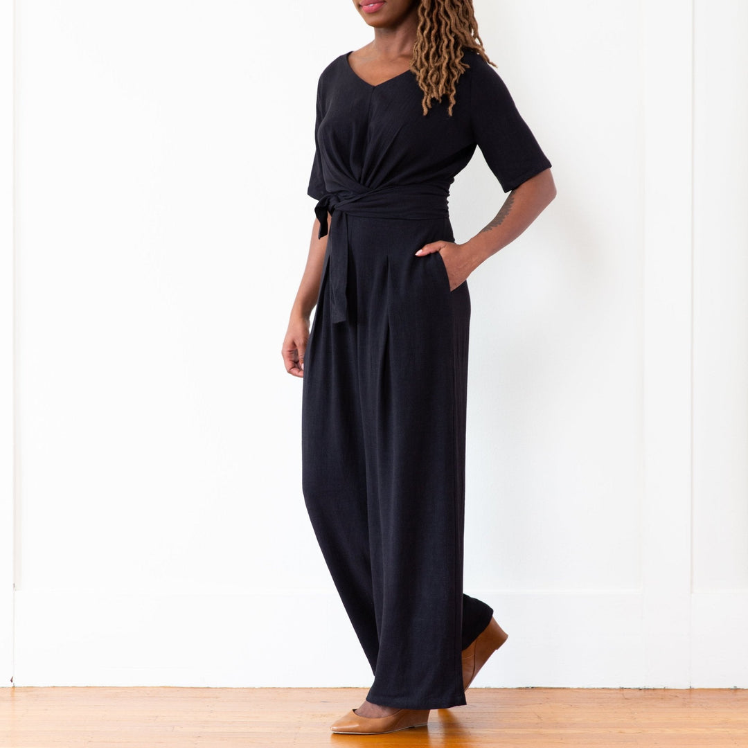 The Isabel Jumpsuit (Long) - Black
