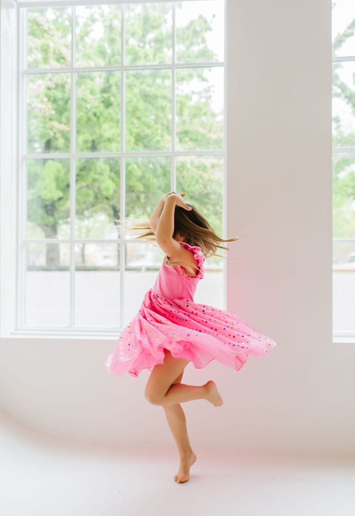 Olivia Dress - Confetti Pop