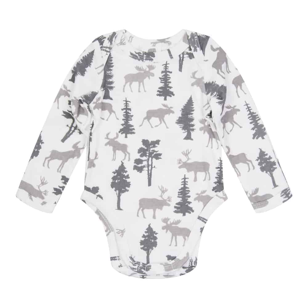 Long Sleeve Bodysuit - Moose