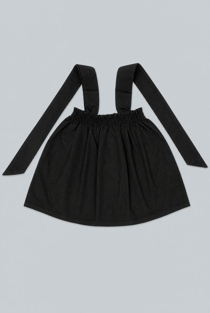 Tie Shoulder Top - Black