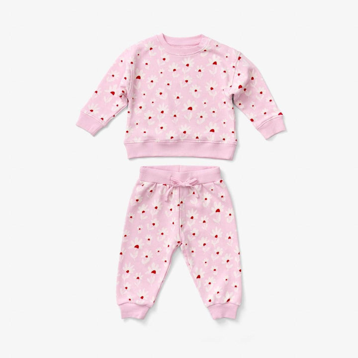 Baby Sweatpants - Flower Field Peony