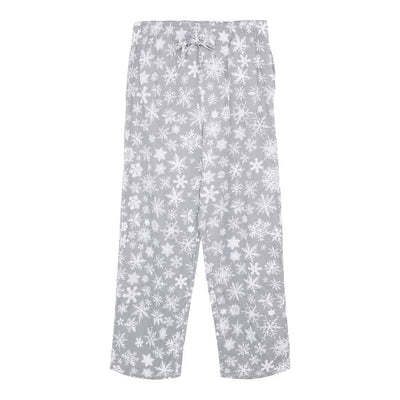 Men's Relaxed Pajama Bottom - Snowflakes