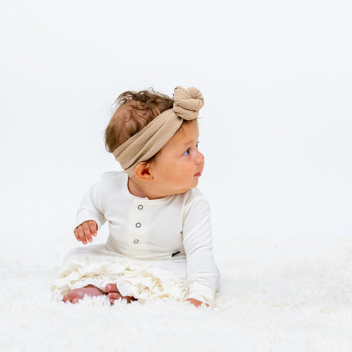 Ruffle Gown - Ivory Cream