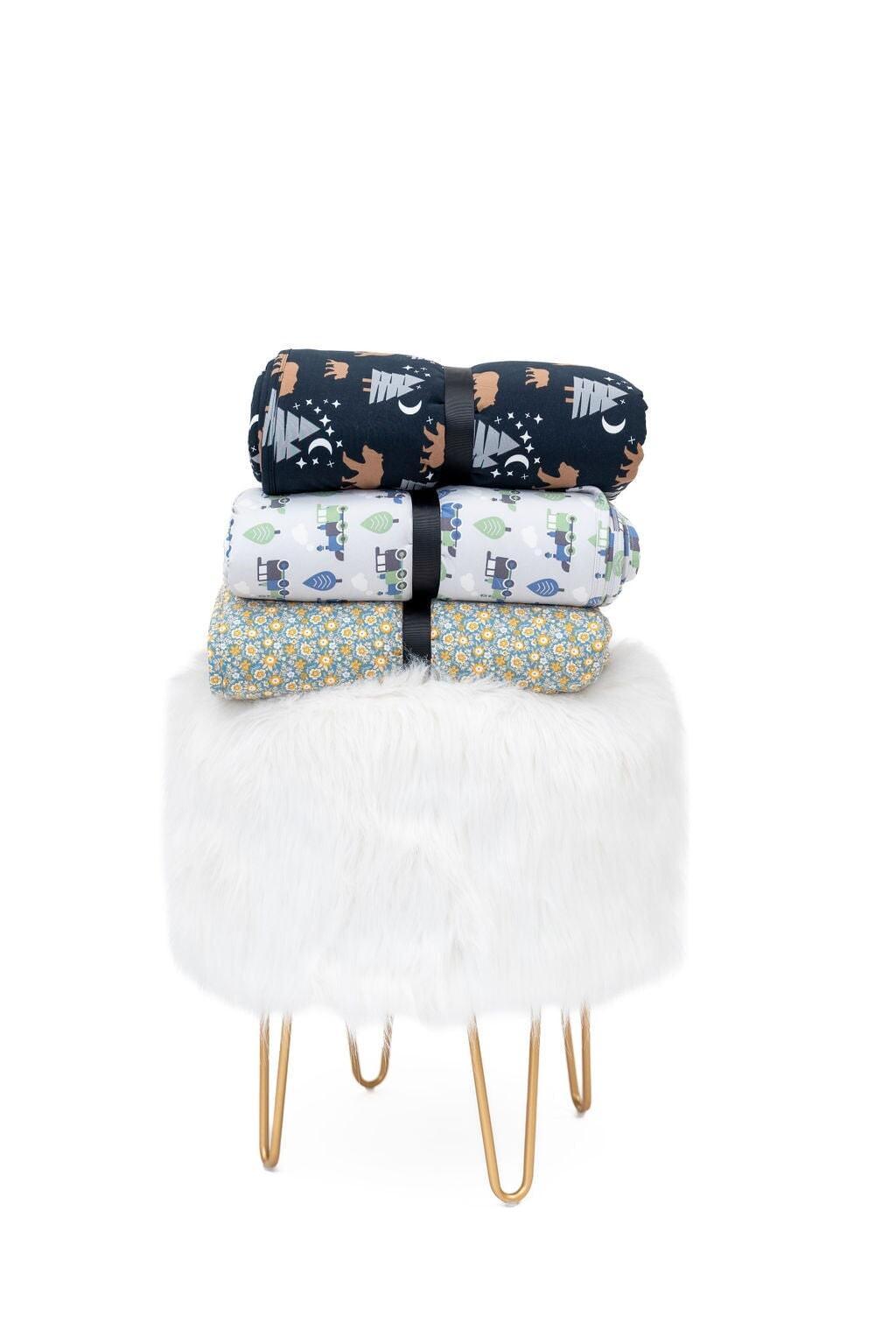 Quilted Blanket - Trains