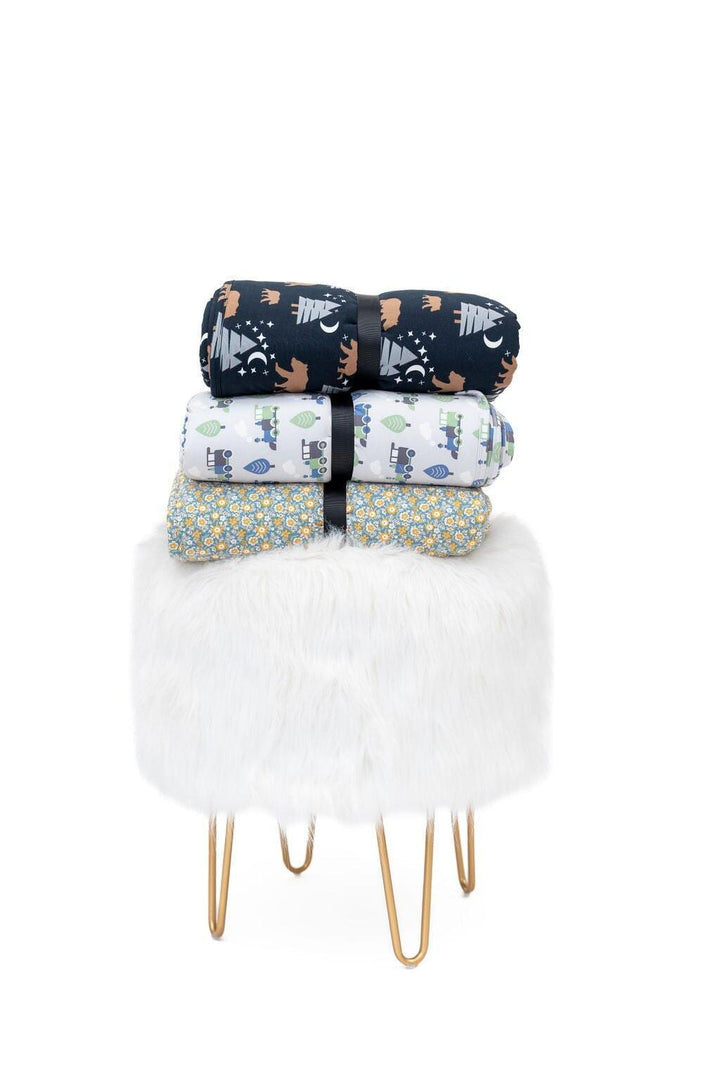 Quilted Blanket - Trains