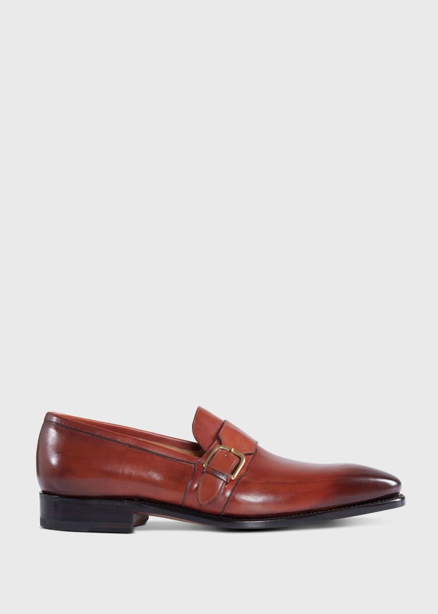 Scott Buckle Loafer - Cognac
