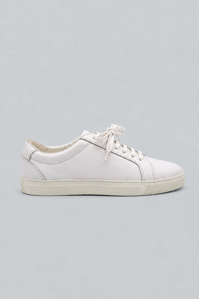 Men's Lace Up Sneakers Exclusive - White