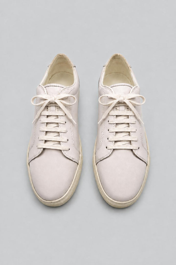 Men's Lace Up Sneakers Exclusive - White