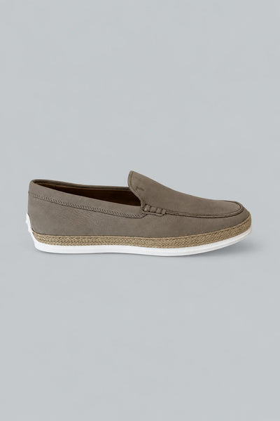 Men's Nuova Pantofola Gommini Driver Loafers - Grey