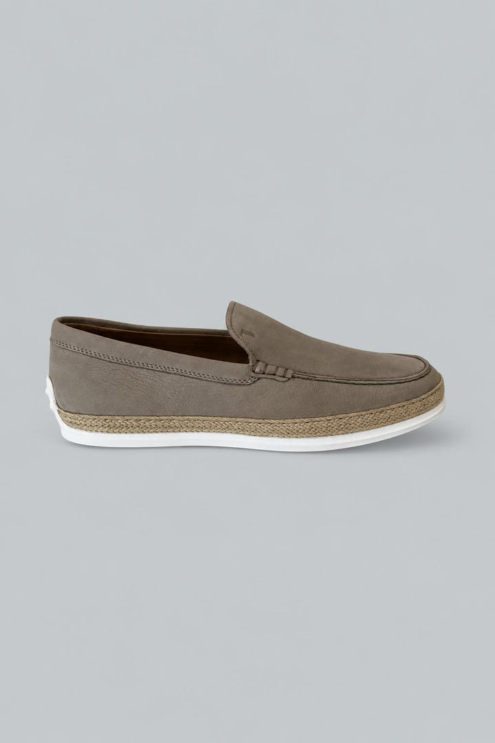 Men's Nuova Pantofola Gommini Driver Loafers - Grey