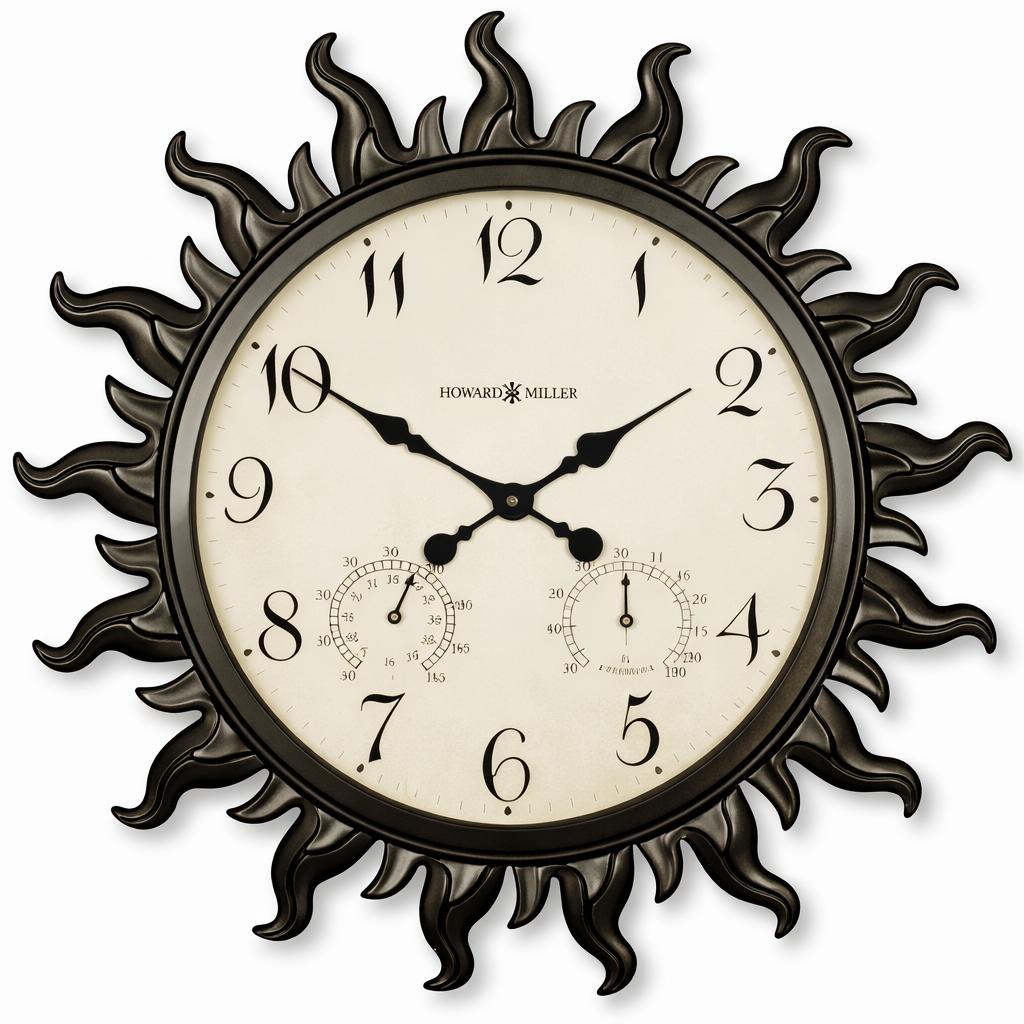 Sunburst Clock