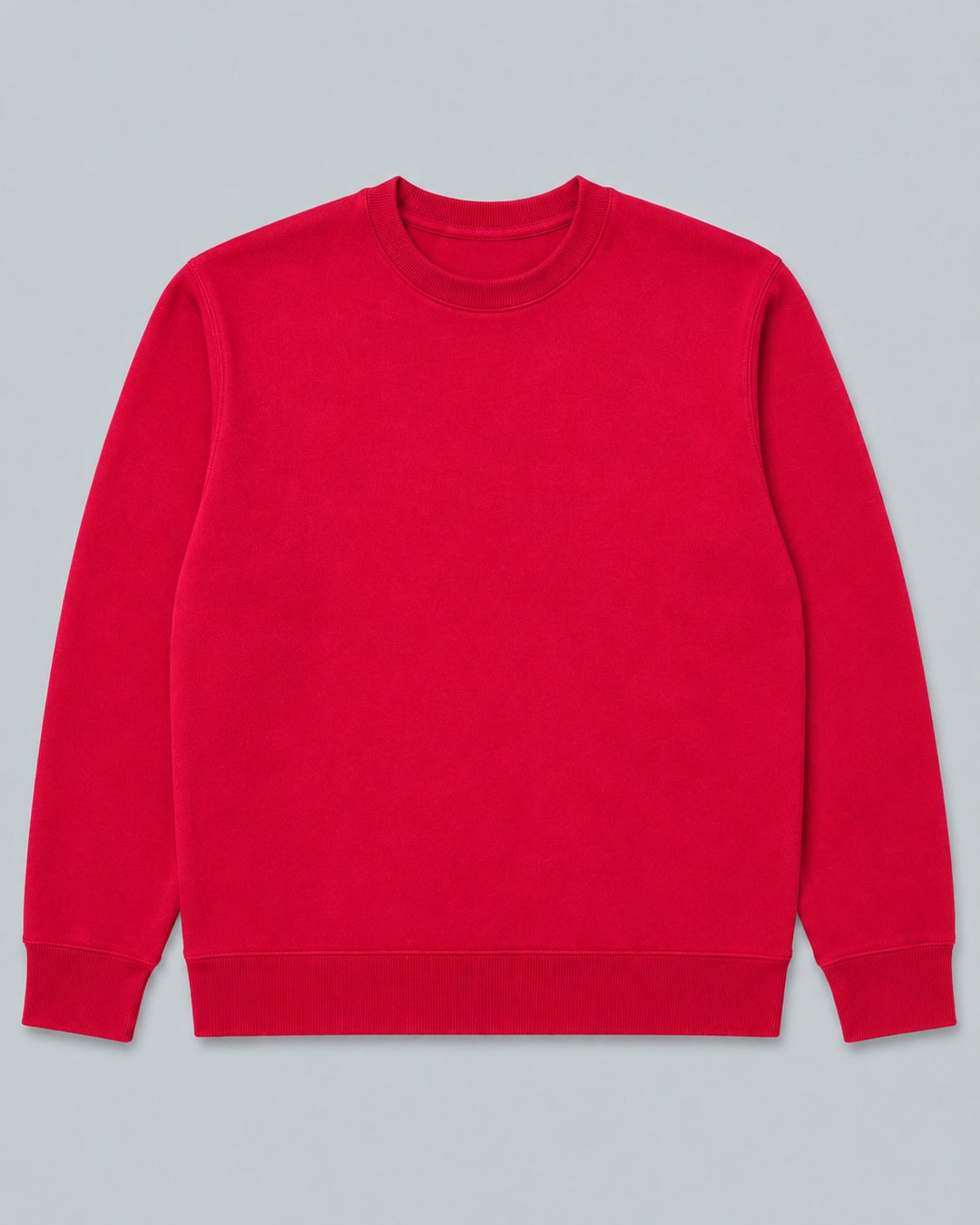 Classic Crew Neck Sweatshirt - Red