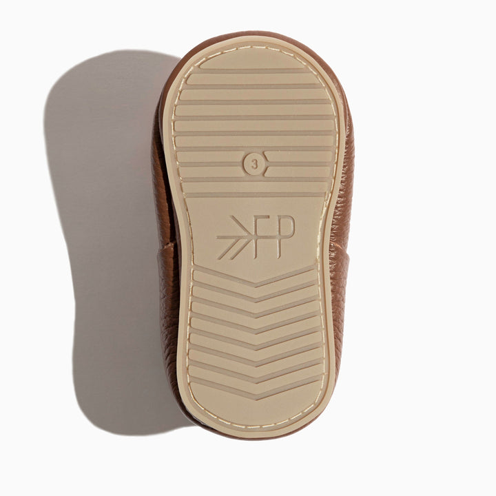 Chestnut T-Bar Baby Shoe