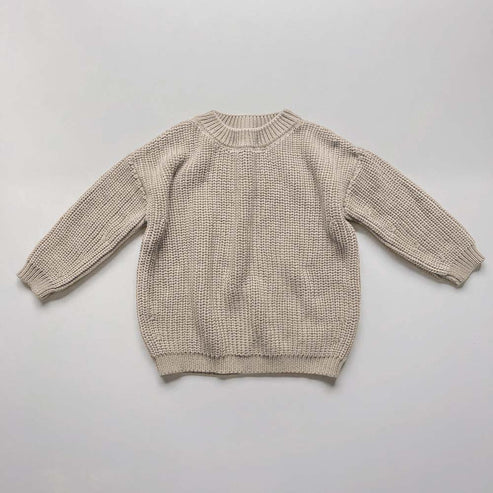 The Chunky Sweater - Oatmeal Sweaters The Simple Folk 