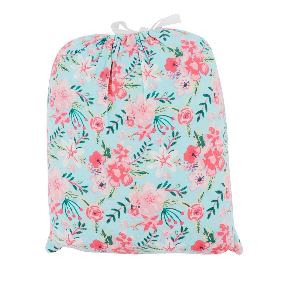 Pillow Case - Aqua Floral