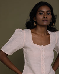 Cherry Chapstick Kisses Pink Top - Ice Pink